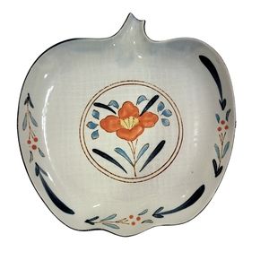 Vintage Otagiri Apple Shaped Plate